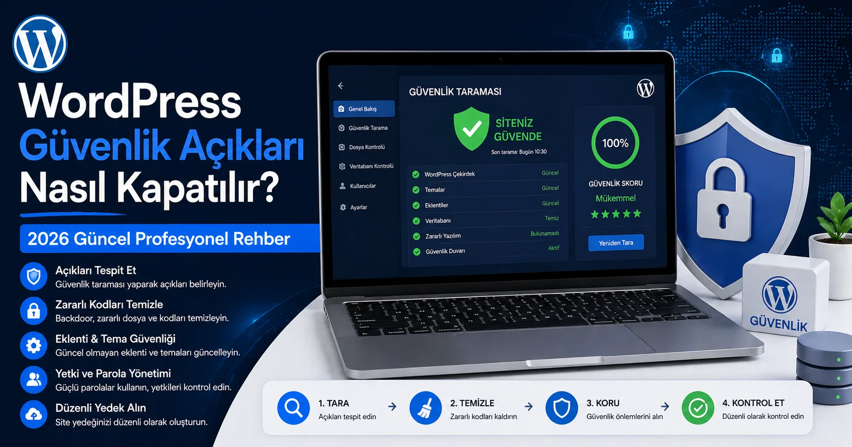 WordPress Güvenlik Açıkları Nasıl Kapatılır?